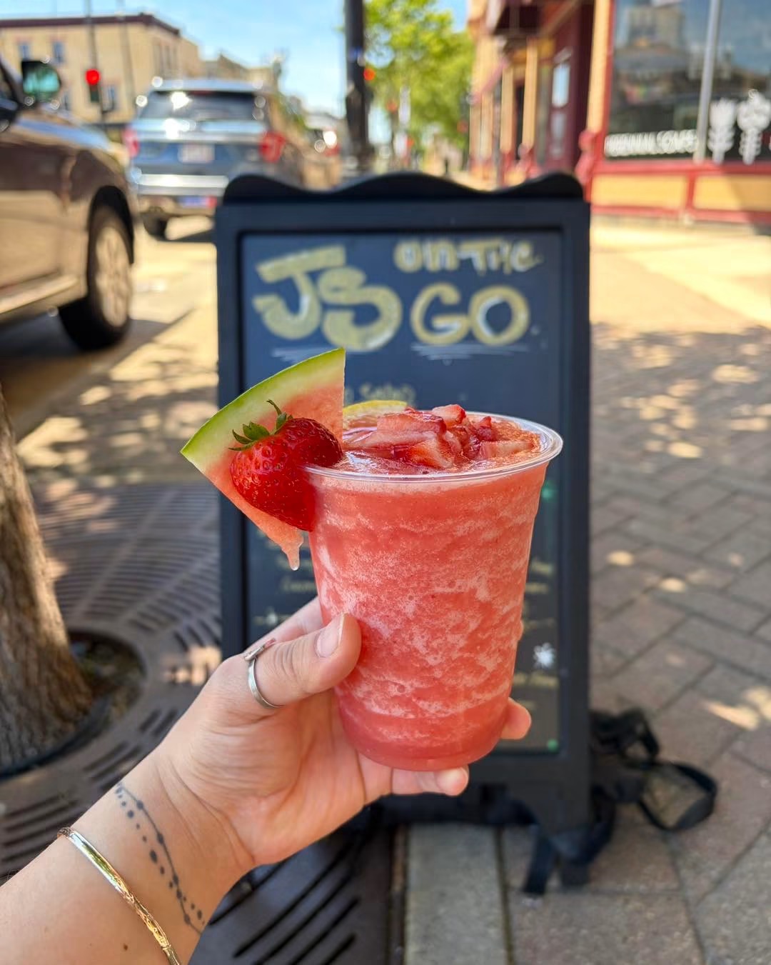 Strawberry refresher